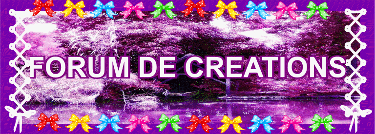 mes créations Forum Index